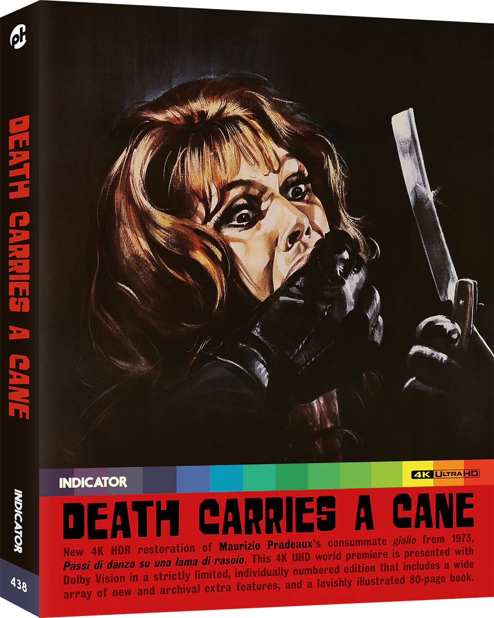Death Carries a Cane Película 4K Edición Limitada Indicator