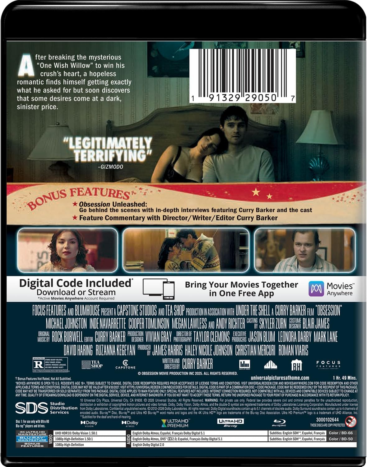 Obession con Slip 4K UHD + Blu-ray + Digital