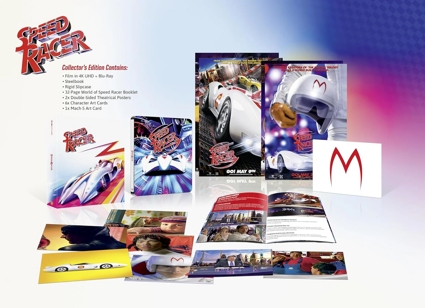 Speed Racer Película 4K Edición Limitada de Coleccionista