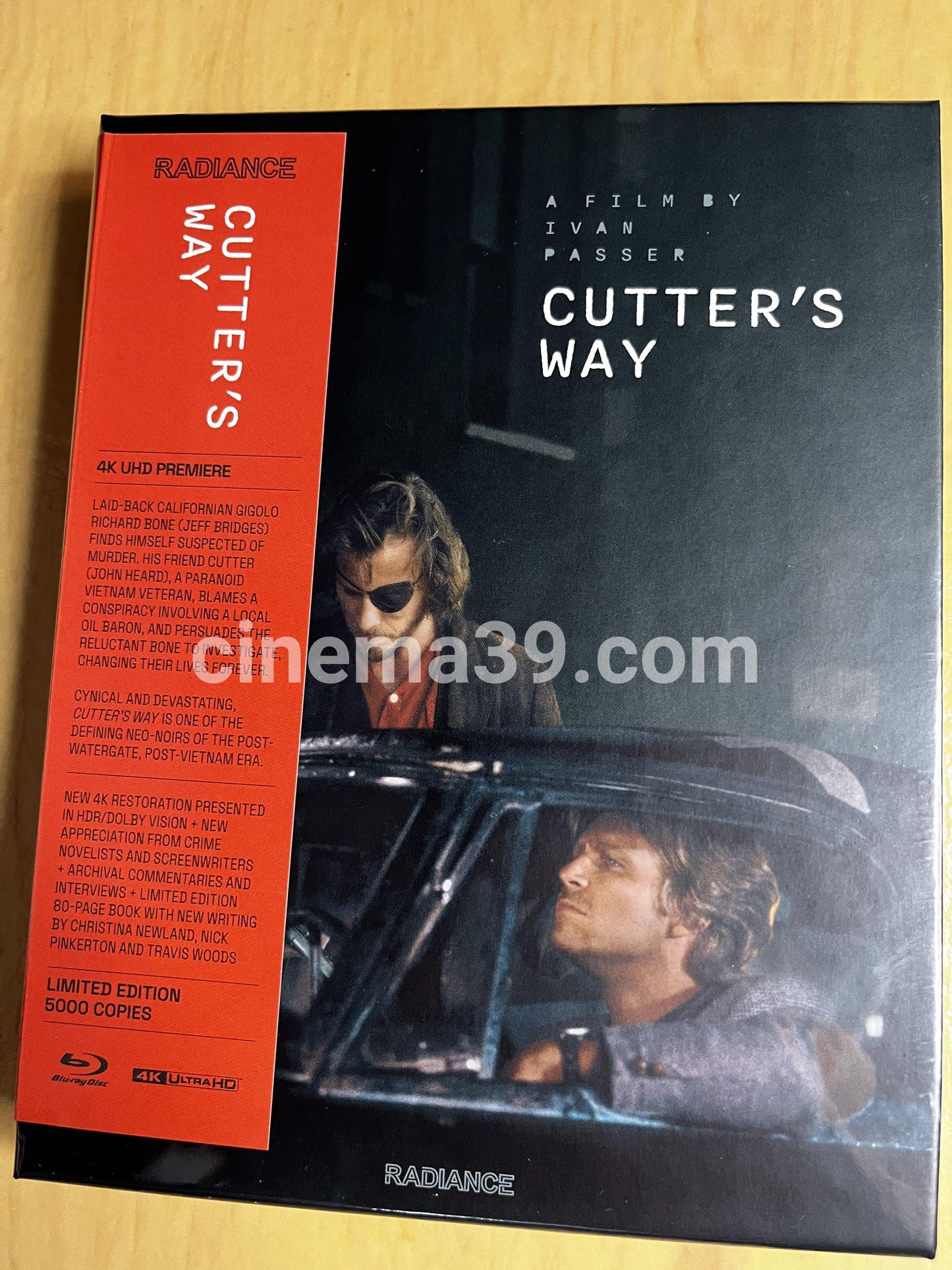Cutter's Way Película 4K + Blu-ray Edición Limitada