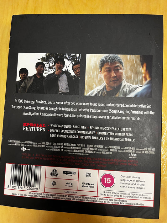 Memories of Murder Película 4K