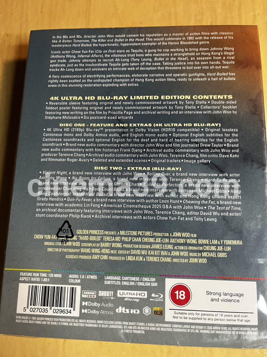 Hard Boiled Arrow UK Película 4K Edición Limitada