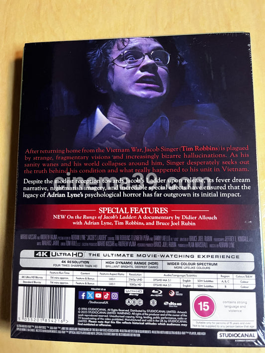 Jacob's Ladder Steelbook 4k Edición Limitada