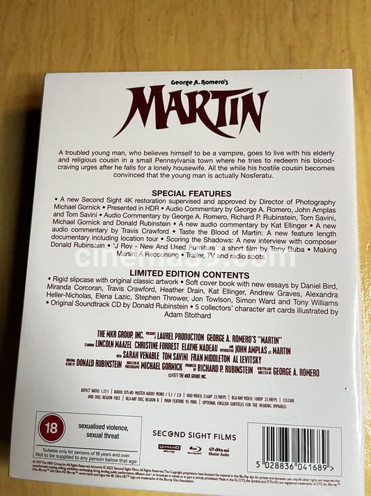 Martin Película 4K Edición Limitada