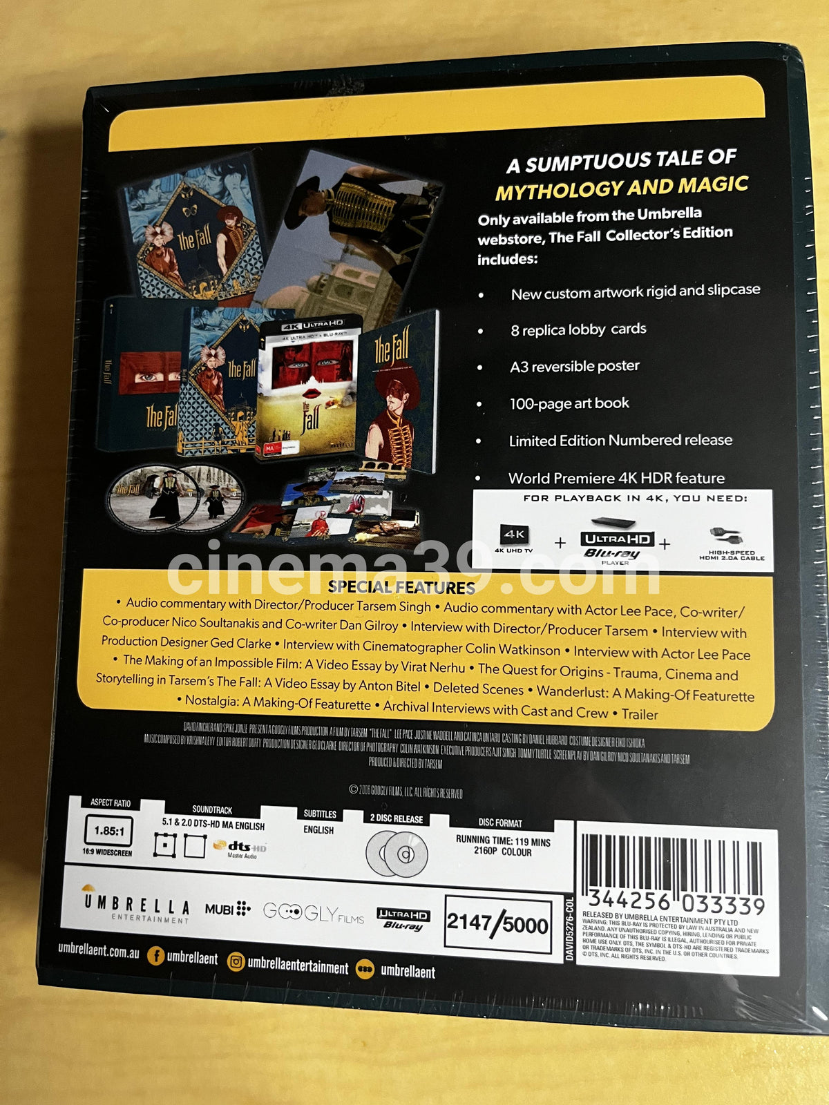 The Fall Película 4K Collector Edition