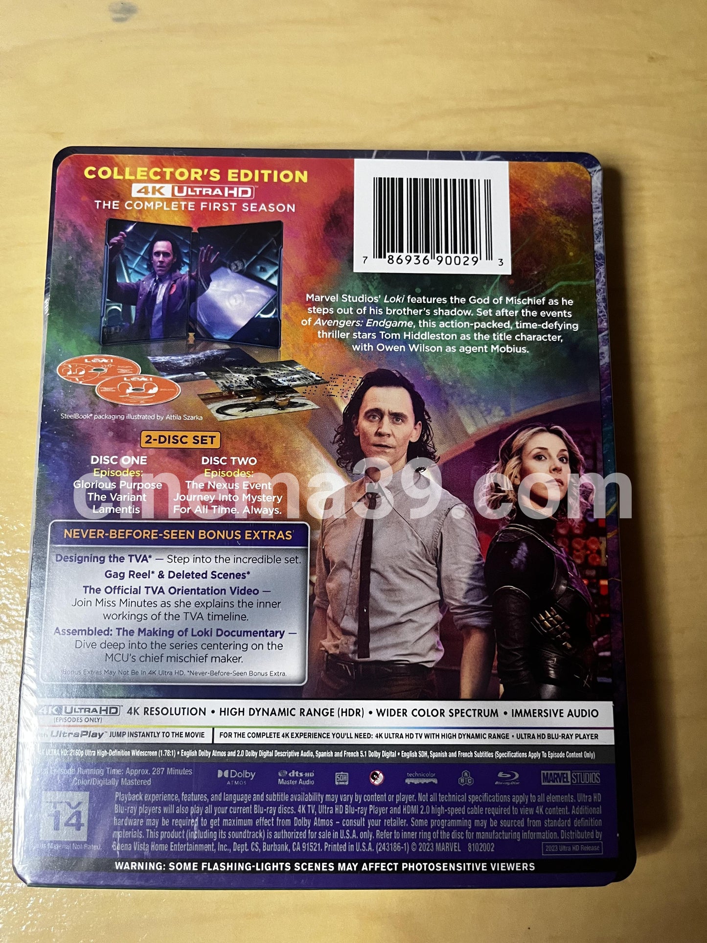 Loki Temporada #1 Steelbook 4K