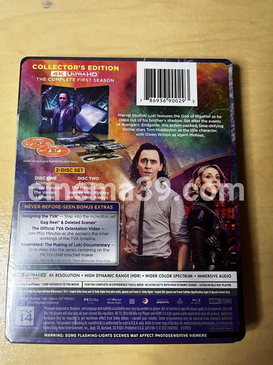 Loki Temporada #1 Steelbook 4K