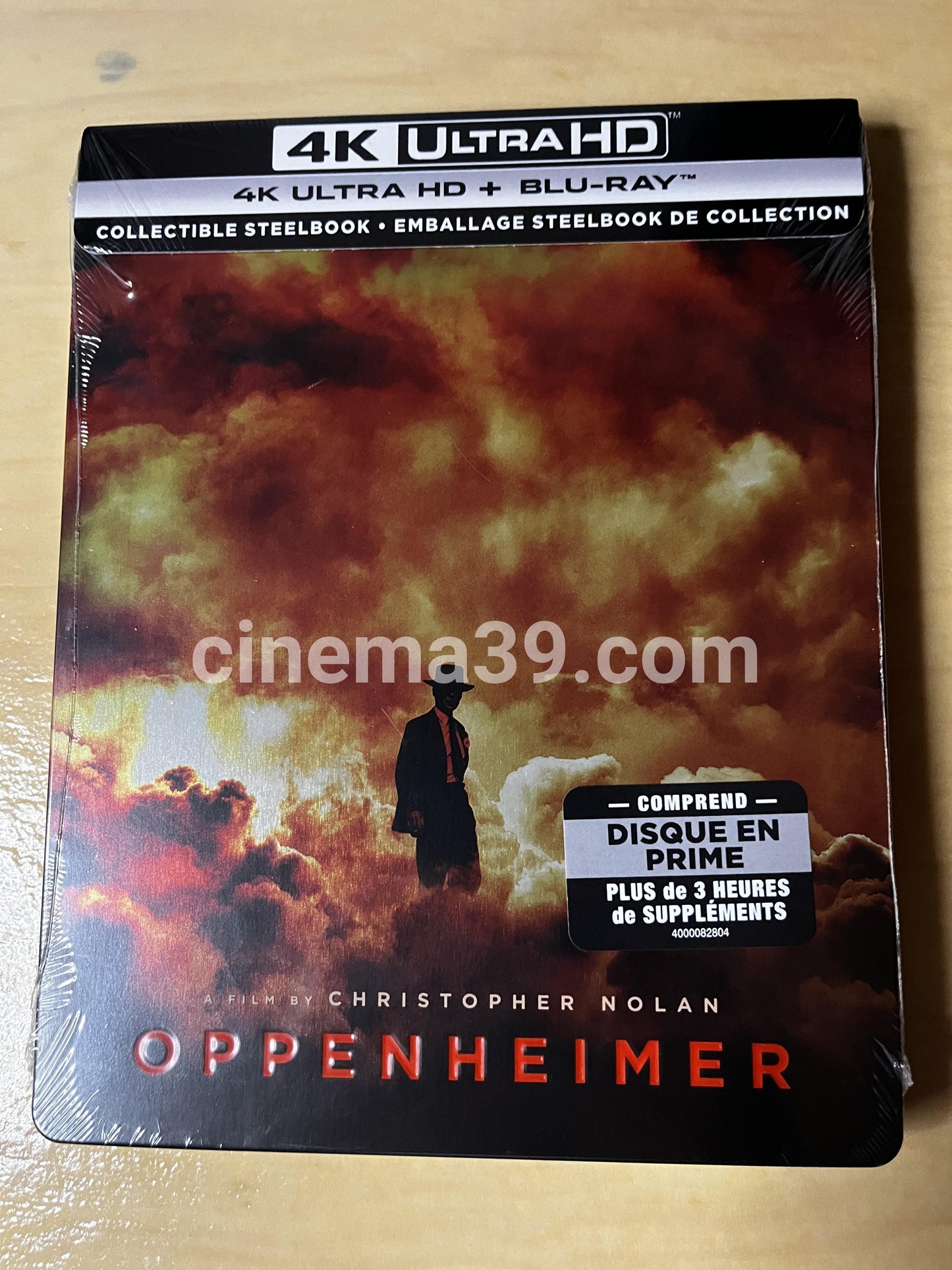Oppenheimer Steelbook 4K + Blu-ray