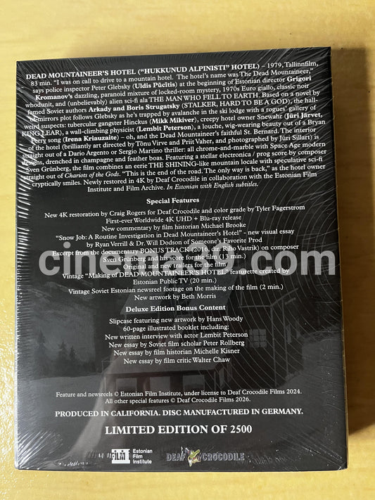 Dead Mountaineer’s Hotel Película 4K Edición Deluxe Limitada
