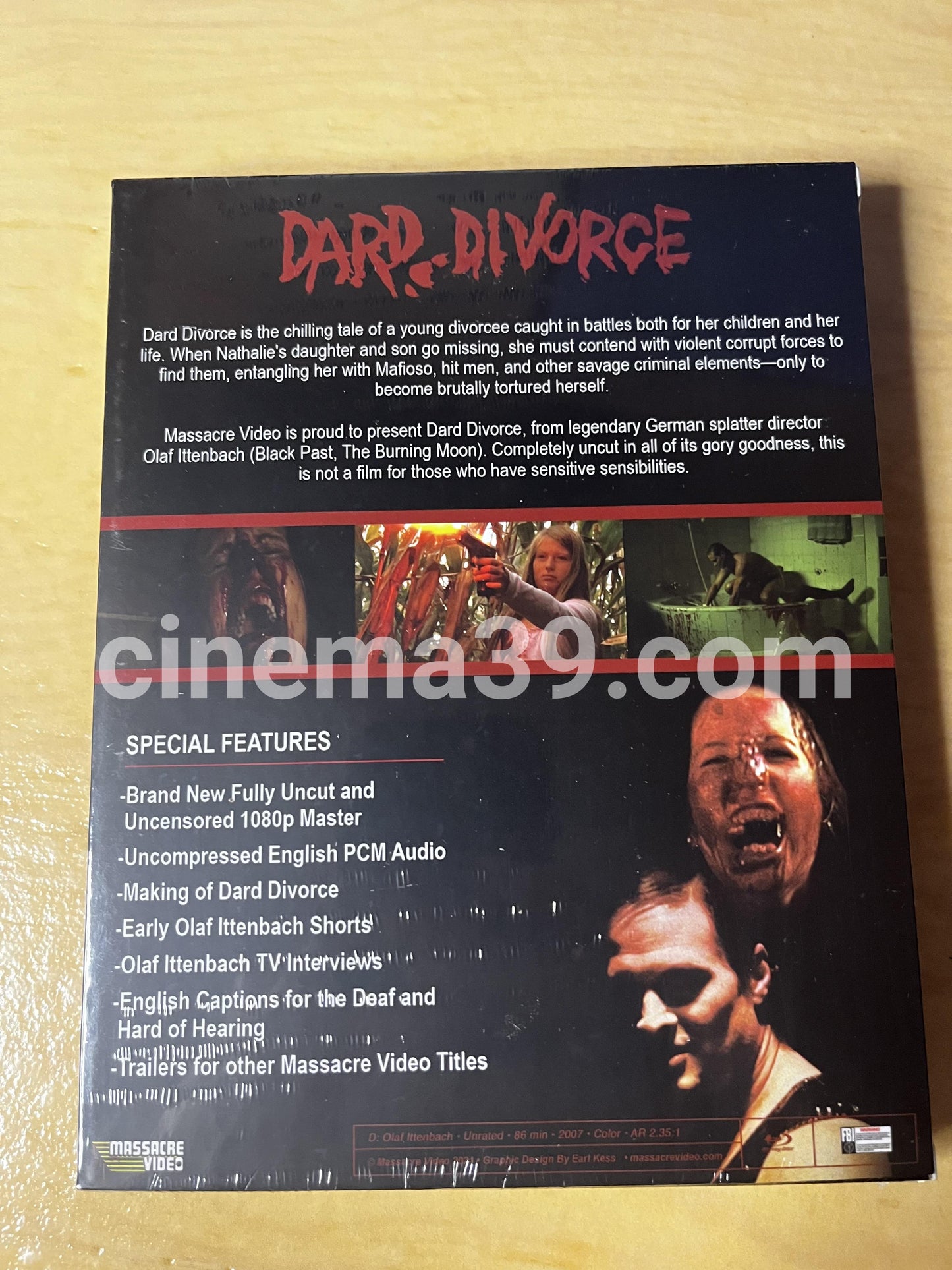 Dard Divorce Película Blu-ray Massacre Video