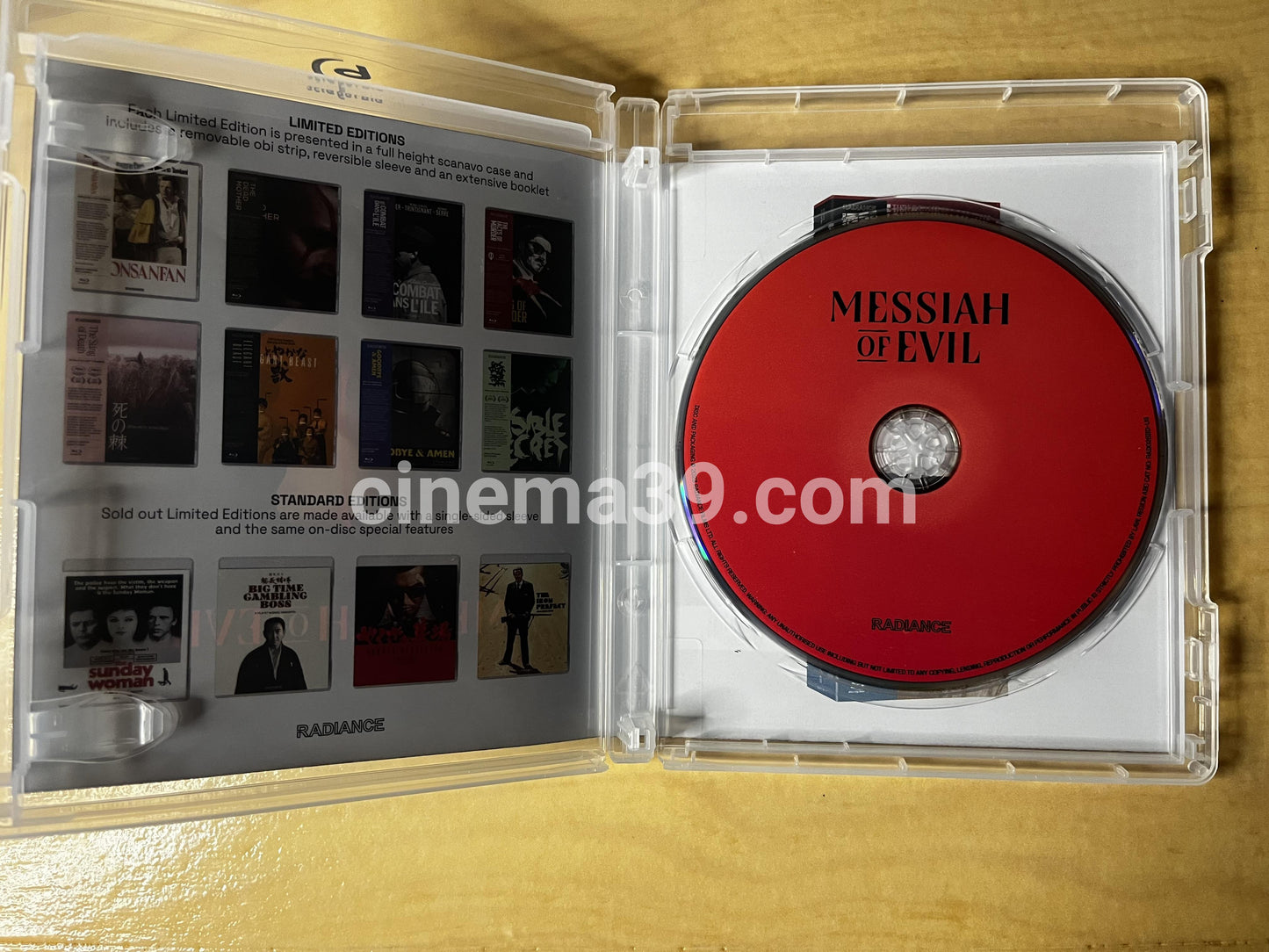Messiah of Evil Película Blu-ray Radiance Films