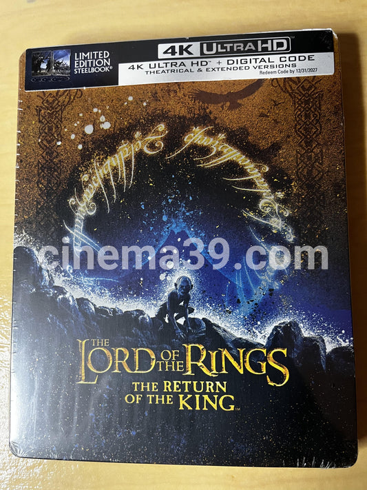The Lord of the Rings: The Return of the King Steelbook 4K + Blu-ray