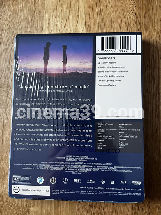 Your Name Steelbook 4K Edición Limitada