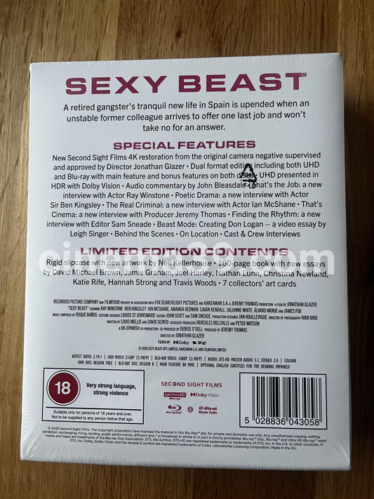 Sexy Beast Película 4K UHD + Blu-ray Edición Limitada