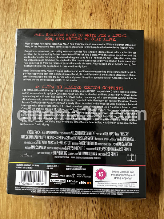 Misery Película 4K Edición Limitada
