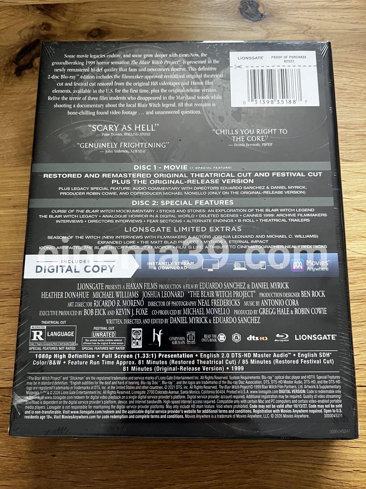 The Blair Witch Project: Edición Definitiva Colecionista Blu-ray + Digital