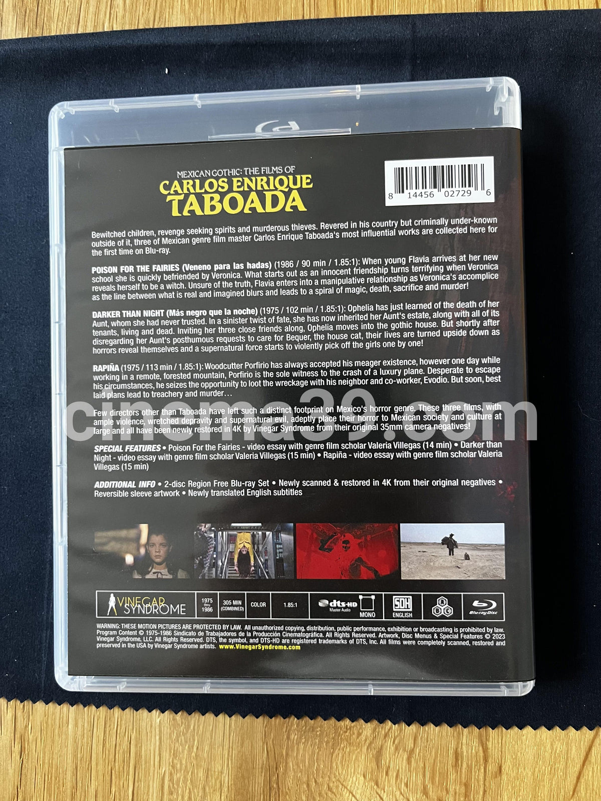 El cine de Carlos Enrique Taboada Trilogía Gotica Peliculas Bluray