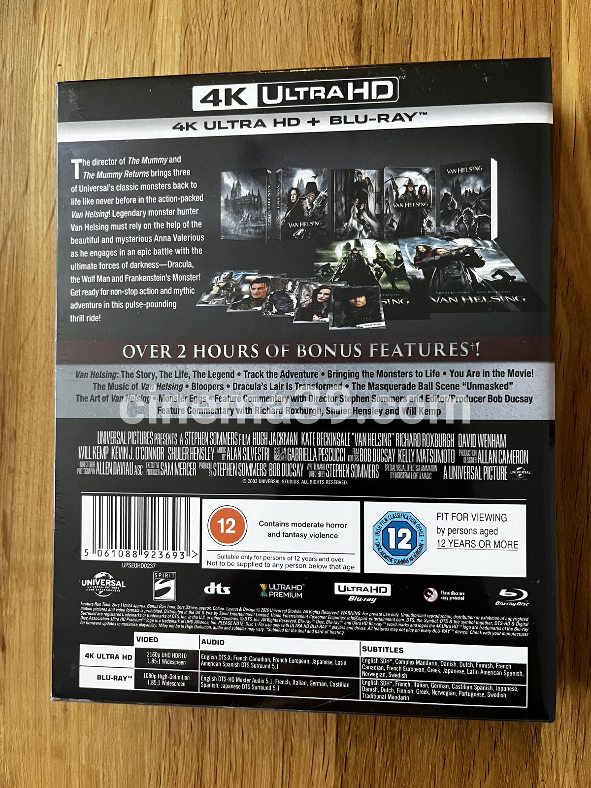 Van Helsing Steelbook 4K + Blu-ray Edición de Colección