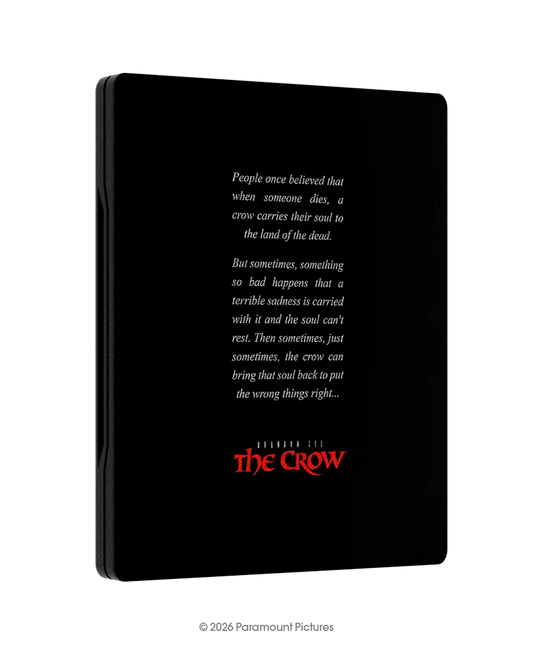 The Crow Steelbook 4K Importado