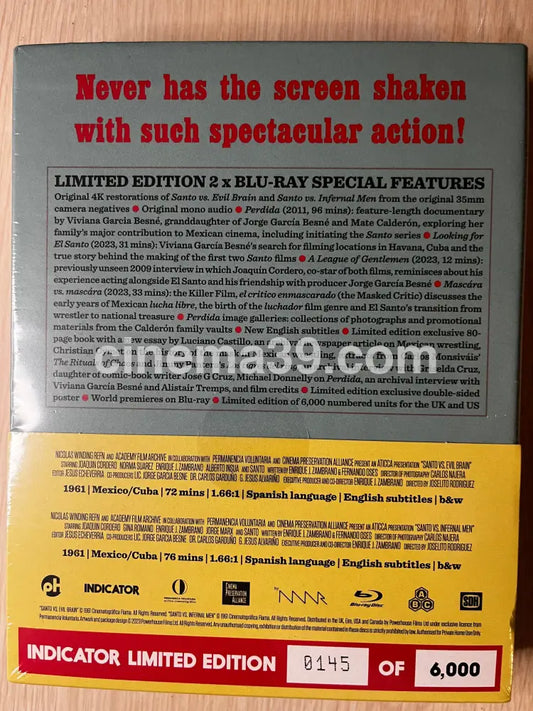 Enter Santo: Las Primeras Aventuras Del Hombre De La Máscara De Plata Blu-ray Collection