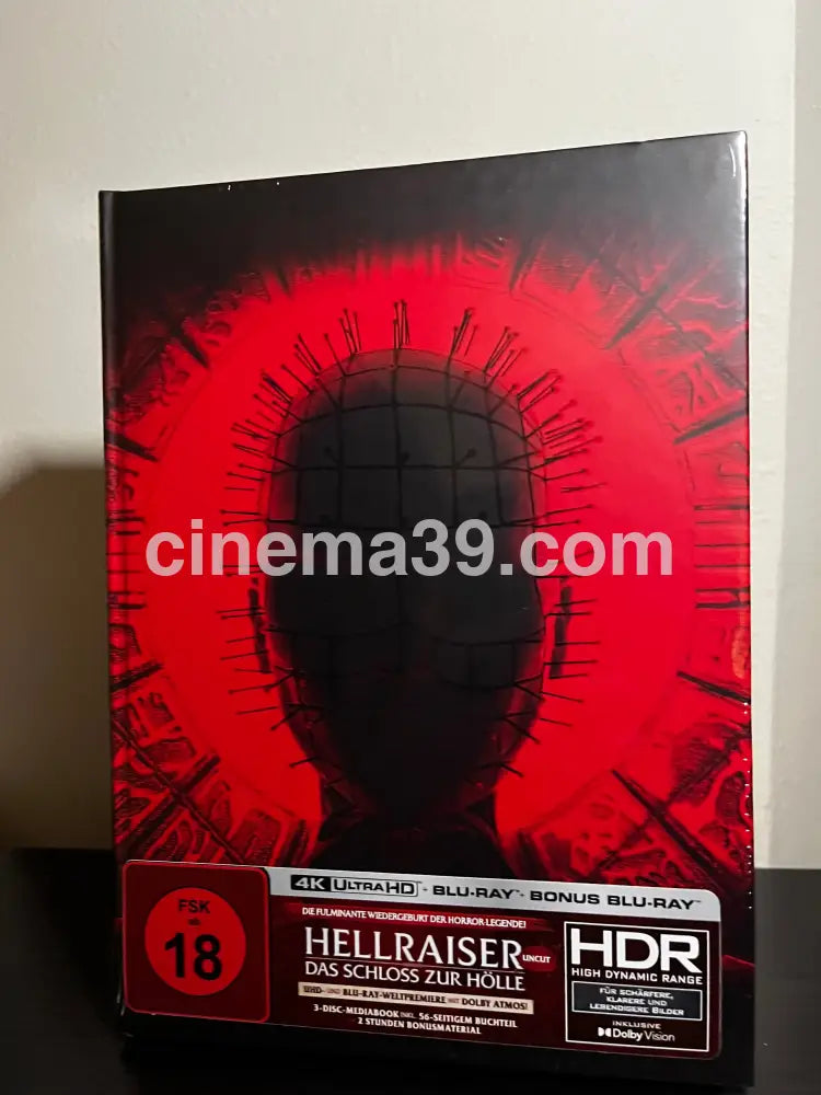 Hellraiser Mediabook Cover B 4K Película Edición Limitada 4K Limited Edition