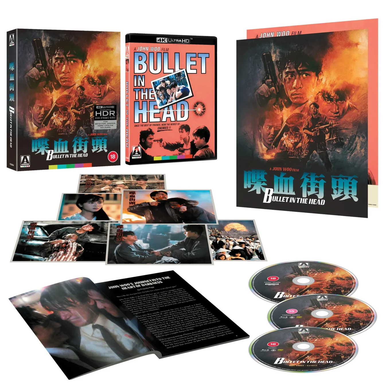 Bullet In The Head Película 4K + Blu-ray Arrow (Copy)
