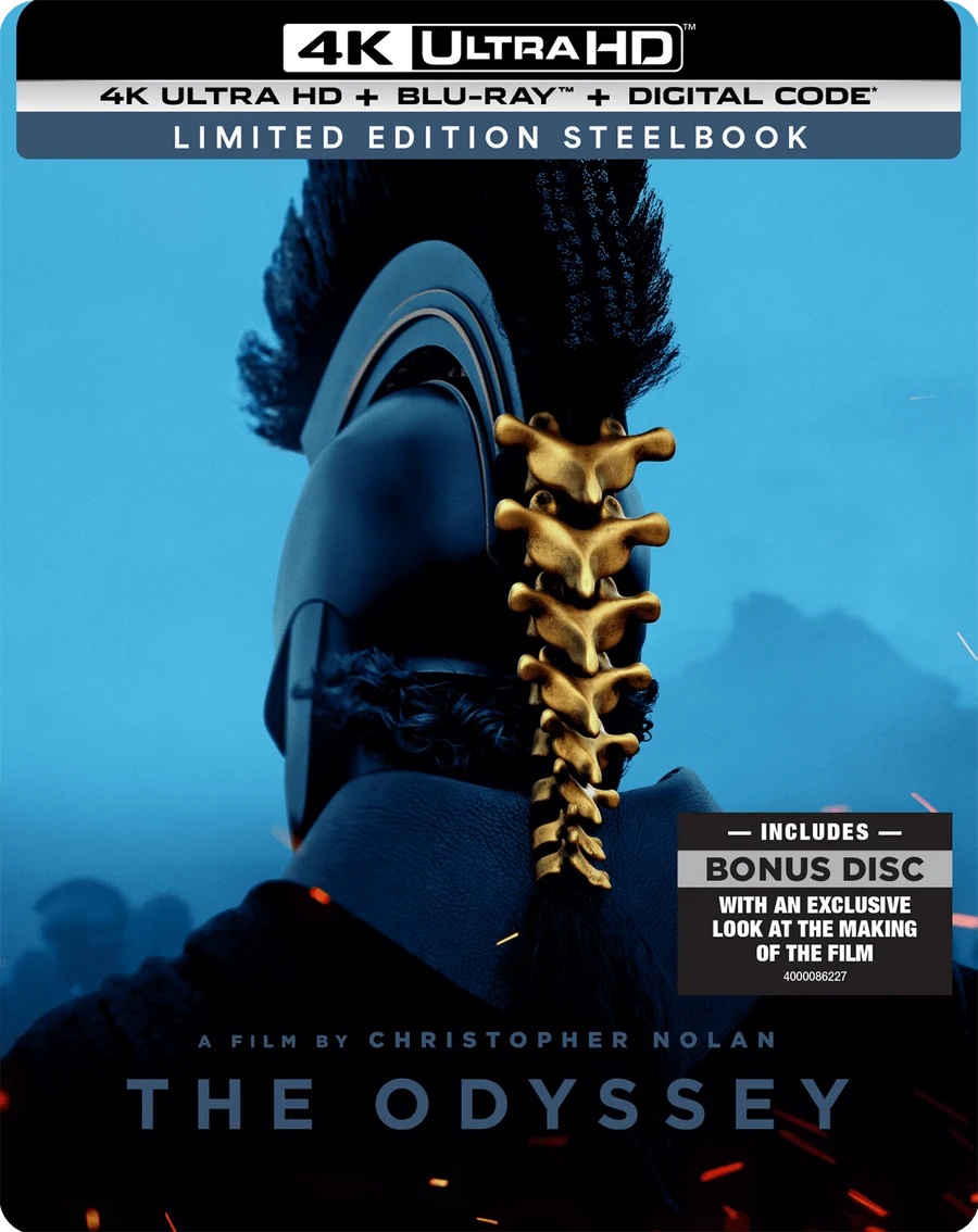 The Odyssey Steelbook 4K + Blu-ray + Digital