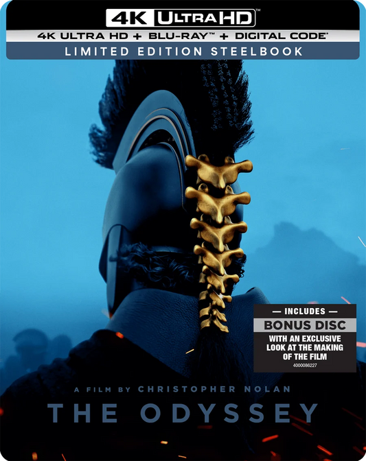 The Odyssey Steelbook 4K + Blu-ray + Digital