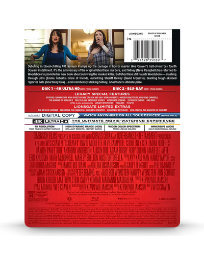 [Preventa] Scream 4 SteelBook 4K