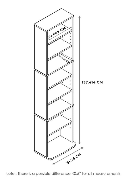 Librero Multimedia Películas, Cds, Blurays