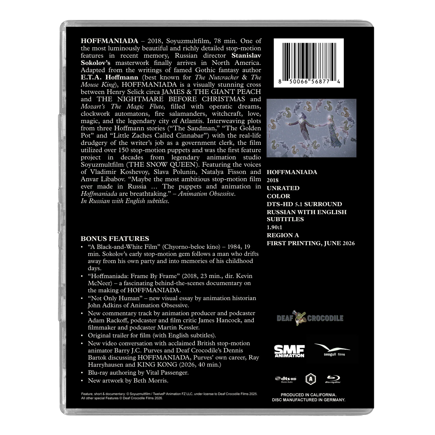HOFFMANIADA Película Blu-ray Edición Deluxe LImitada