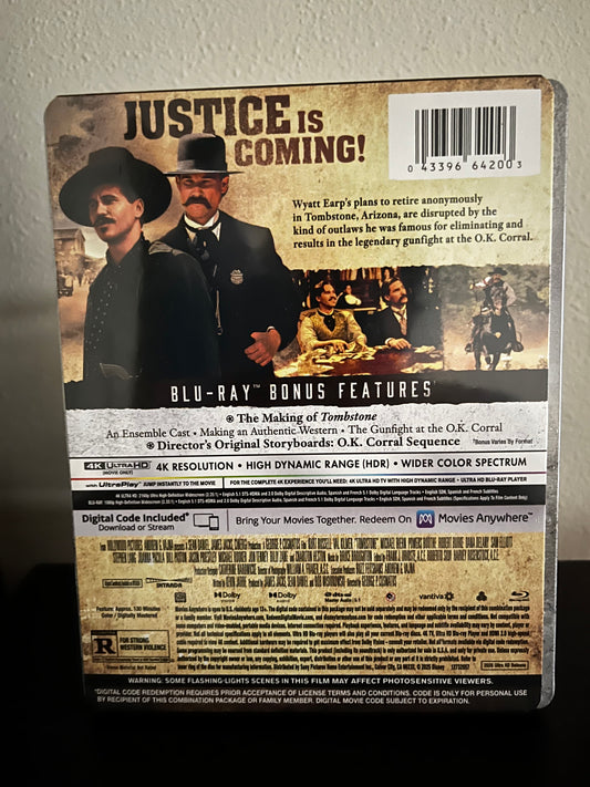 [Nuevo] Tombstone 4k + Bluray + Codigo Digital