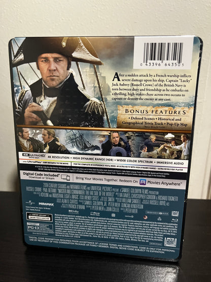 [Nuevo] Master And Commander Steelbook 4k + Bluray + Código Digital