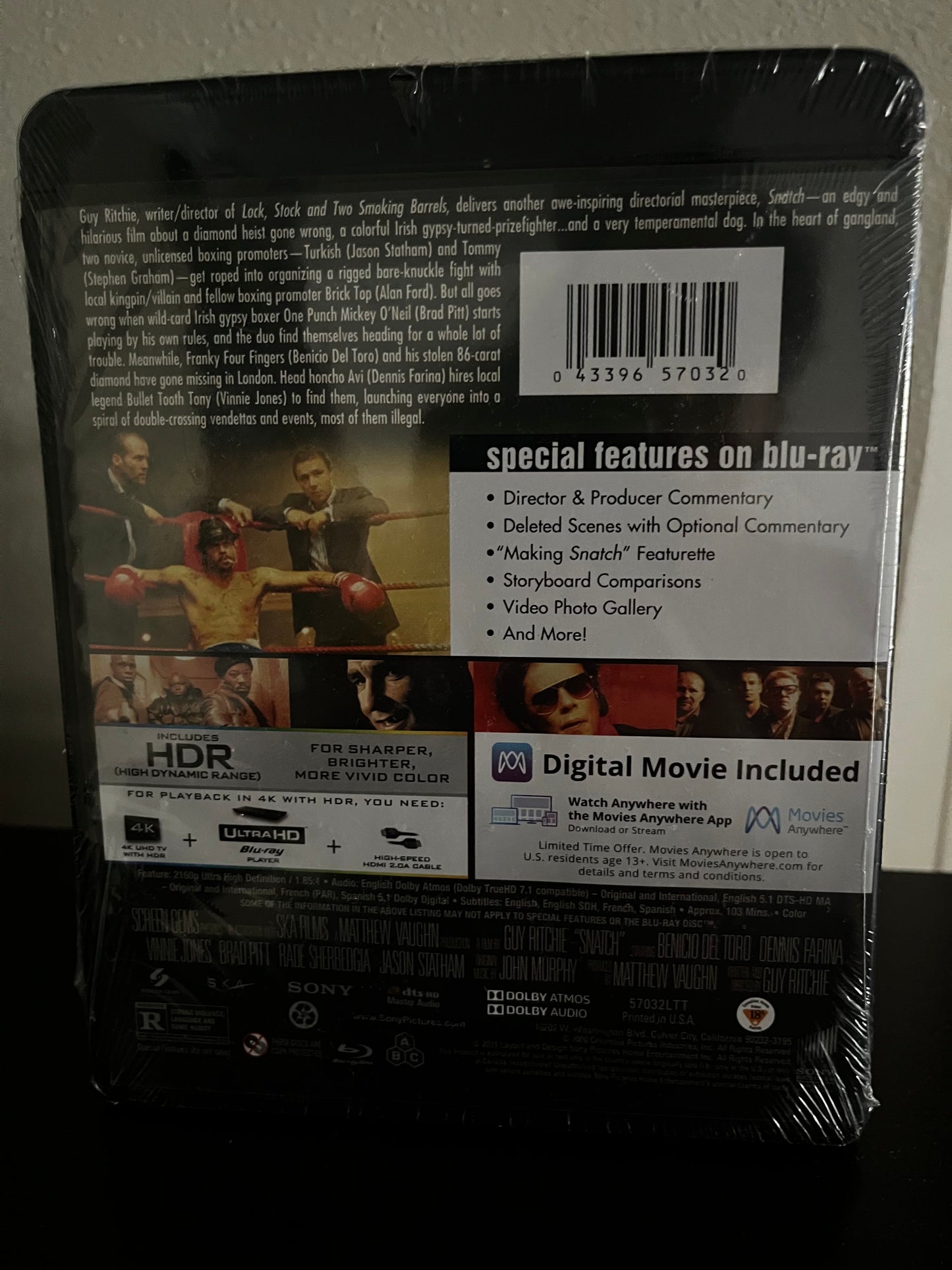 [Nuevo] Snatch 4k - Bluray + Código Digital **Leer Nota**