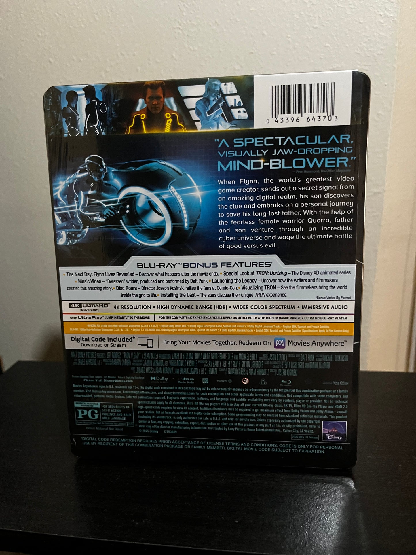 [Nuevo] Tron Legacy 4K Steelbook + Bluray + Código Digital