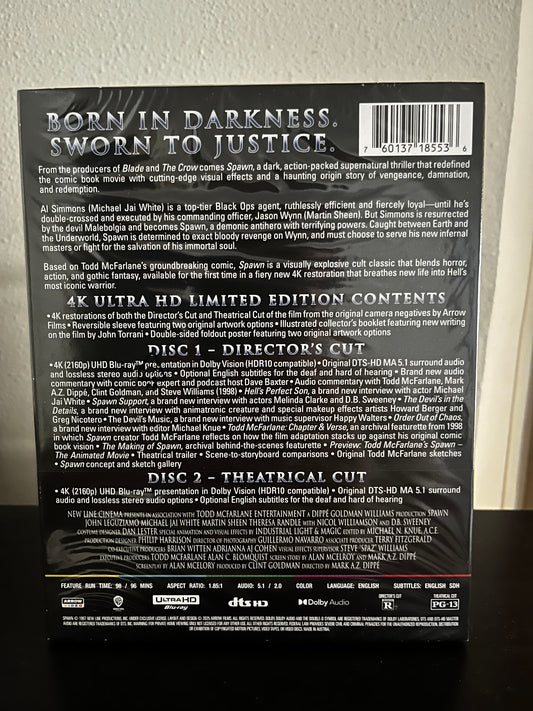 [Nuevo] Spawn Película 4K Arrow Limited Edition + Bluray