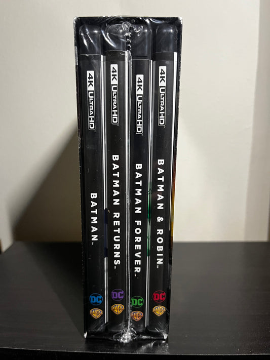 [Nuevo] Batman 4 Film Collection Películas 4K + Bluray