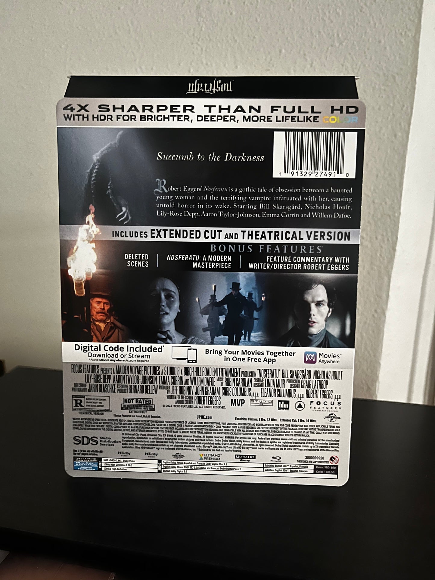 [Usado] Nosferatu 4K Steelbook + Bluray