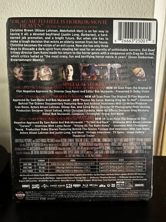 [Nuevo] Drag Me To Hell Película 4K Steelbook