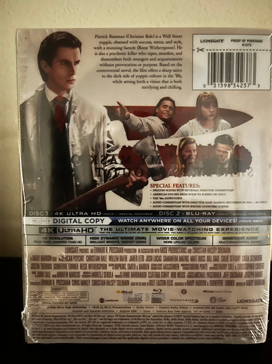 [Nuevo] American Pyscho Película 4K Steelbook