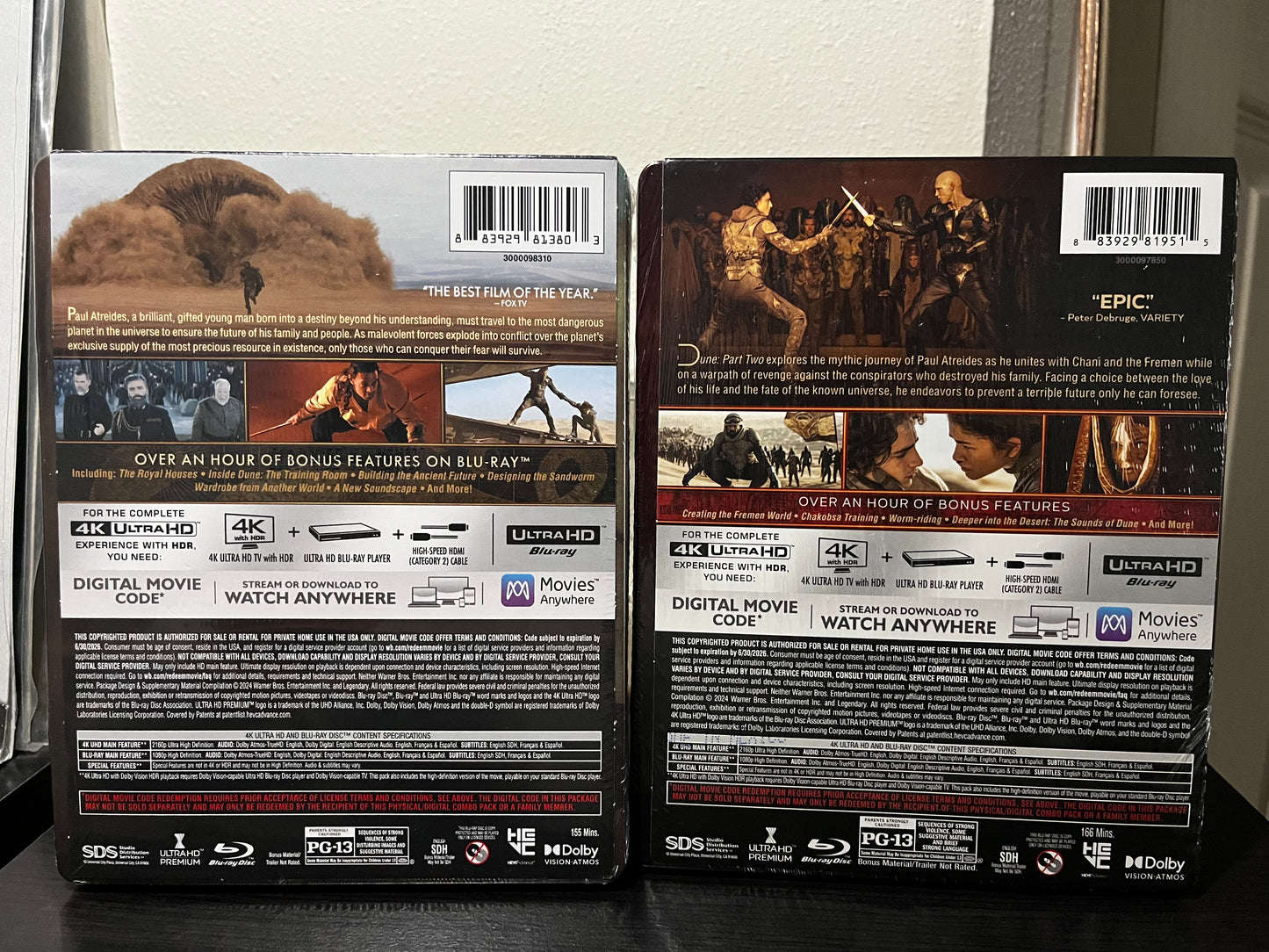 [Nuevo] Dune Y Dune Part Two 4K Steelbooks