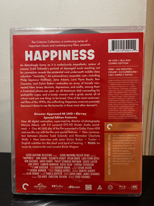 [Nuevo] Happiness (1998) Película 4K + Blu-ray