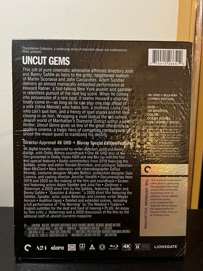 [Nuevo] Uncut Gems 4K Criterion + Blu-ray