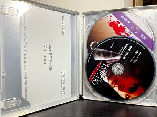 [Usado] American Pyscho 4K Steelbook + Blu-ray