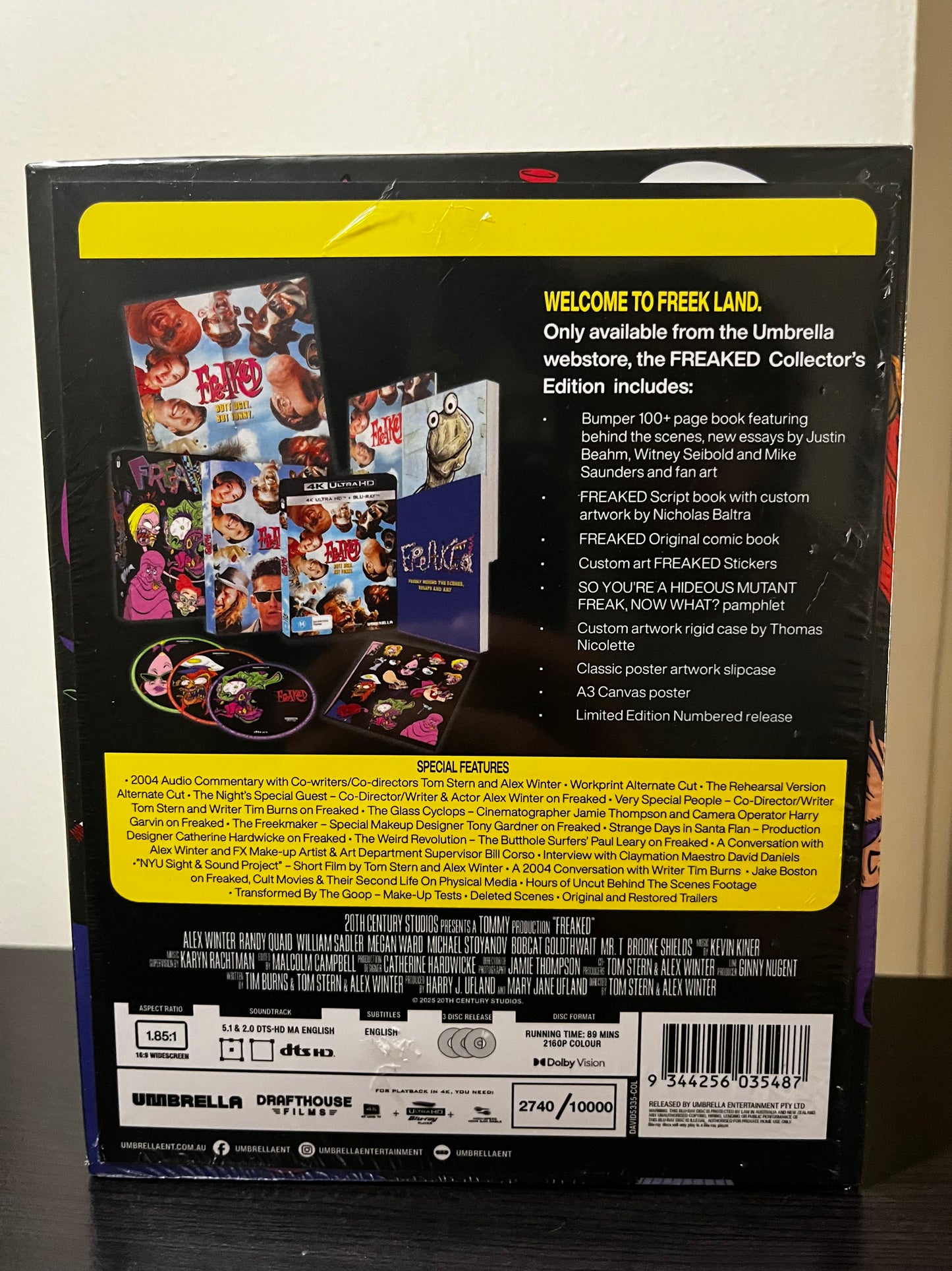 [Nuevo] Freaked (1993) Película 4K + 2 Blu-ray Edición de Colección