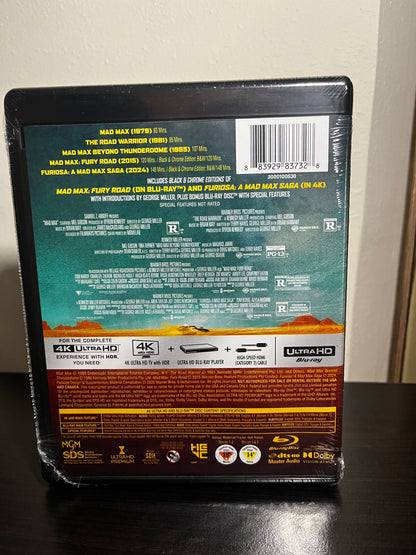[Nuevo] Mad Max: Colección de 5 películas 4K + Código Digital