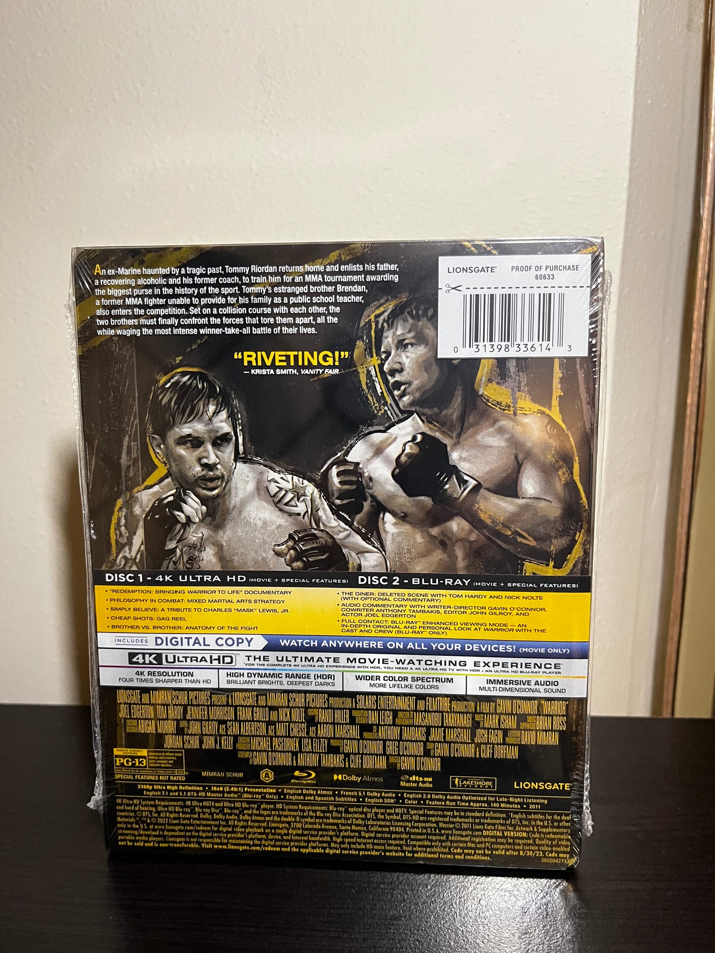 [Nuevo] Warrior Película 4K SteelBook + Blu-ray