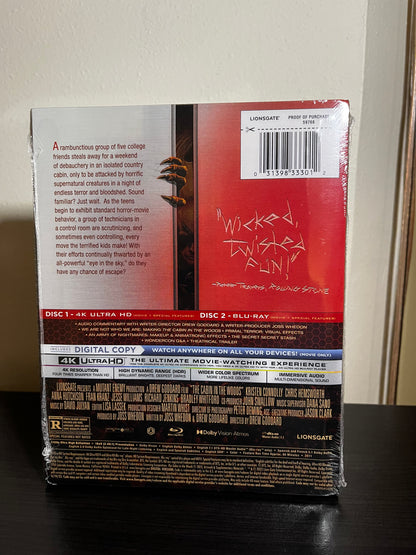 [Nuevo] The Cabin in the Woods 4K SteelBook