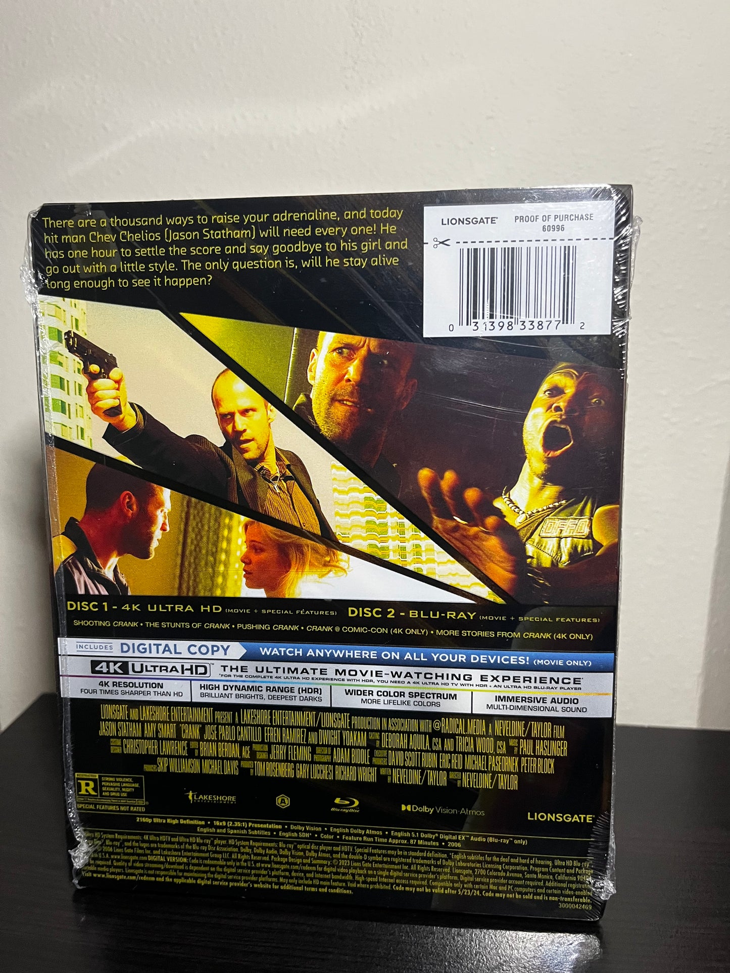 [Nuevo] Crank Película 4K SteelBook + Blu-ray