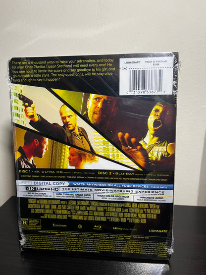 [Nuevo] Crank Película 4K SteelBook + Blu-ray